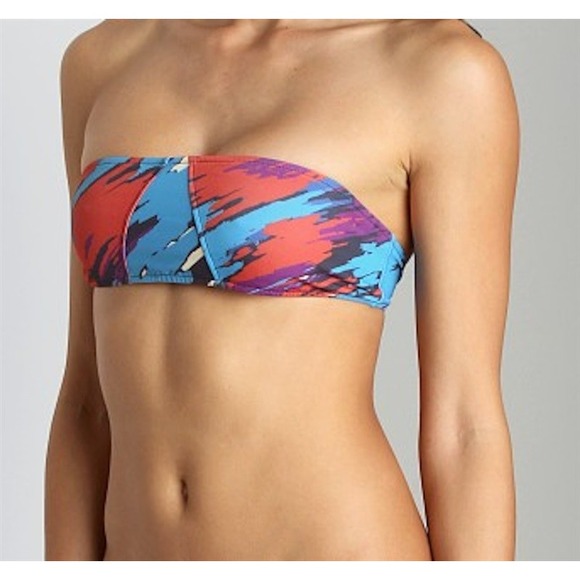 Rachel Pally Other - NWT Rachel Pally L Majorca Gogi Bandeau Bikini Swim Top 122879